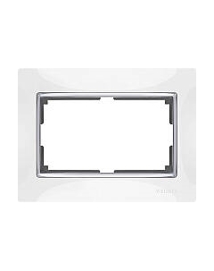 Рамка для выключателей и розеток Werkel WL03-Frame-01-DBL / a033481