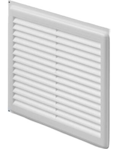 Решетка вентиляционная Ventale PS пластиковая с сеткой 250x250