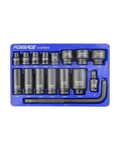Набор головок слесарных Forsage F-4169MPB