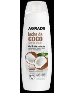 Гель для душа Agrado Bath & Shower Gel Coconut Milk