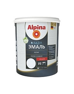 Эмаль Alpina Аква глянцевая