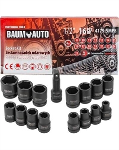 Набор головок слесарных BaumAuto BM-4179-5MPB Baumauto