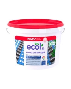 Краска MAV Ecol ВД-АК-1032 фасадная Mav