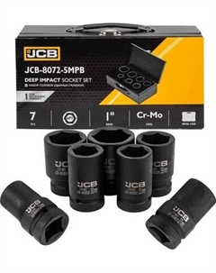 Набор головок слесарных JCB-8072-5MPB Jcb
