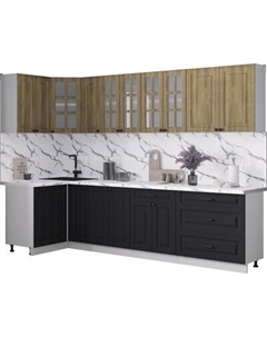 Кухонный гарнитур Интерлиния Мила Деко 1.2x2.9