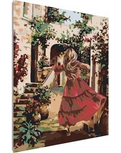 Картина по номерам PaintLine Девочка в красном / NOSI-A031 Paintline