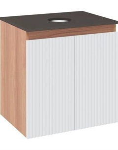 Тумба под умывальник Runo Соренто 60 вертикаль