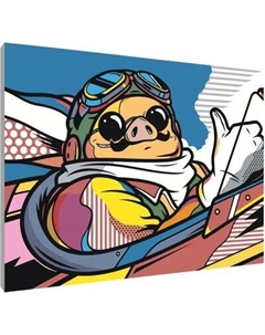 Картина по номерам PaintLine Порко Россо / NOSI-A3A1 Paintline