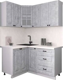 Кухонный гарнитур Интерлиния Мила Деко 1.2x1.5