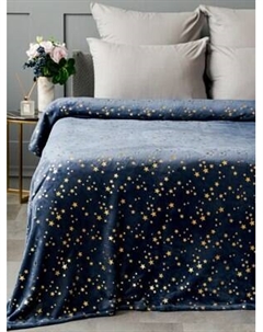 Покрывало Павлина Звезды на синем 200x220