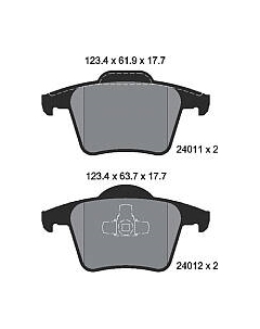 Тормозные колодки Textar 2401101