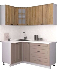 Кухонный гарнитур Интерлиния Мила Деко 1.2x1.7