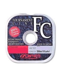 Леска флюорокарбоновая Owner Tournament FC 50м 0.265мм 4.7кг / 56029-0265