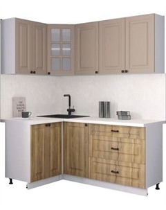 Кухонный гарнитур Интерлиния Мила Деко 1.2x1.8