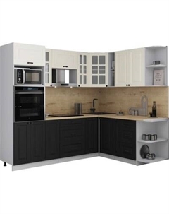 Кухонный гарнитур Интерлиния Мила Деко 1.88x2.4 PR