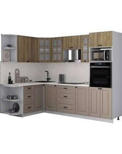 Кухонный гарнитур Интерлиния Мила Деко 1.68x2.6 LV