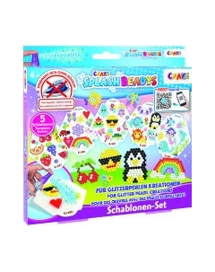 Развивающий игровой набор Craze Splash Beadys Набор трафаретов для аквамозаики / 11096