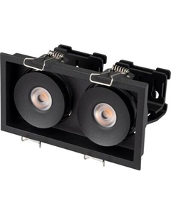 Точечный светильник Arlight CL-SIMPLE-S148x80-2x9W Day4000 BK 45deg / 026877