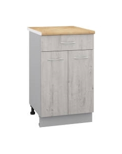 Шкаф-стол кухонный Кортекс-мебель Корнелия Лира НШ50р1ш