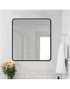 Зеркало Дабл-Ю Бангкок Black Классик 80x80 / BNK80X80BLACK Дабл-ю