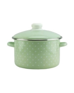 Кастрюля Эмаль Горох мелкий-К 12-Б1614/6М