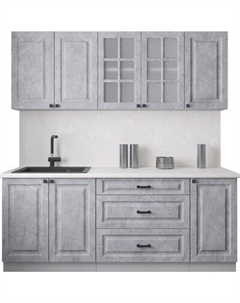 Кухонный гарнитур Интерлиния Мила Деко 2.0Б