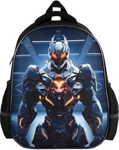 Школьный рюкзак Феникс+ Огненный робот / 68235 Feniks