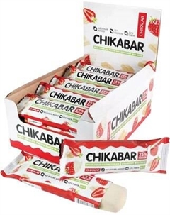 Набор протеиновых батончиков Chikalab Клубника со сливками