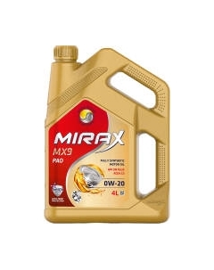 Моторное масло MIRAX MX9 0W20 С5 SN Plus Mirax