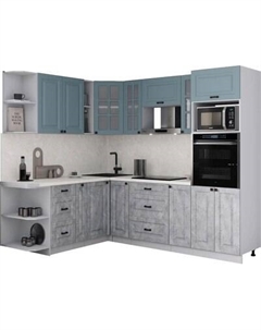 Кухонный гарнитур Интерлиния Мила Деко 1.88x2.4 LV