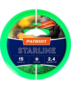 Леска для триммера PATRIOT Starline 2.4мм/15м Patriot