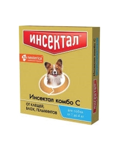 Капли от паразитов Инсектал Комбо для собак 1-4кг / N203