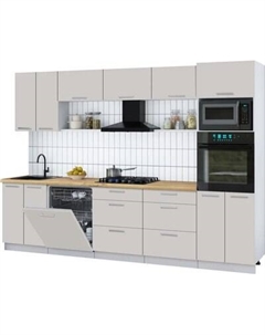 Кухонный гарнитур Интерлиния Мила Gloss 3.0-ПМ1