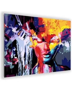 Картина по номерам PaintLine Девушка-абстракция / PL-00155 Paintline