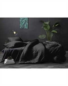 Комплект постельного белья LUXOR Черный Евро-стандарт Luxor