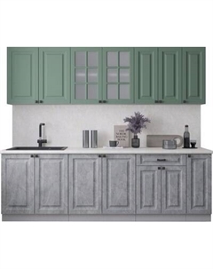 Кухонный гарнитур Интерлиния Мила Деко 2.5Б