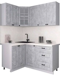 Кухонный гарнитур Интерлиния Мила Деко 1.2x1.6