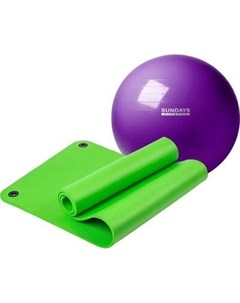 Набор для фитнеса Sundays Fitness Фитбол IR97402-65 + Коврик 1см IR97506 Sundays fitness