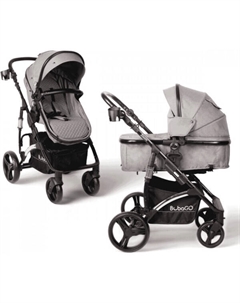 Детская универсальная коляска Zoom 2 в 1 BG 135-B-2 (темно-серый) Bubago