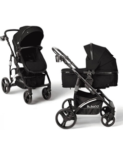 Детская универсальная коляска Zoom 2 в 1 BG 135-B-1 (черный) Bubago