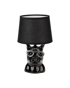 Светильник настольный Моби Бульдог 40Вт Е14 черный 603-1016 Rexant