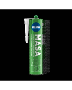 Клей-герметик Masa белый 310мл Kesto
