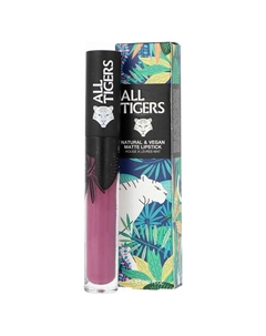 Жидкая губная помада Natural And Vegan Lipstick All tigers