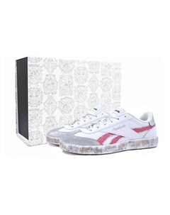 Кроссовки VECTOR SMASH Series Skateboard Shoes Unisex Low-Top White/Pink Reebok