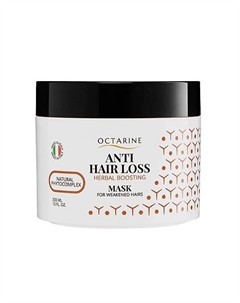 Маска против выпадения волос с натуральным фитокомлексом Anti Hair Loss Herbal Boosting Mask 300 Octarine