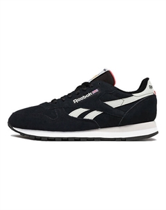 Кроссовки Classic Leather 'Black Steely Fog' Reebok