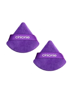 Пуховка для пудры. 2шт Chicnie