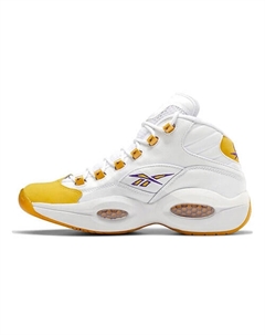 Кроссовки Question Mid Yellow Toe White/Yellow Reebok