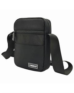 Сумка на плечо COMPACT с карманом, черная Heikki