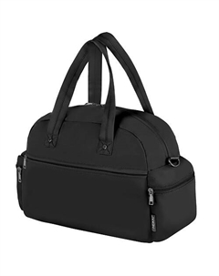 Сумка дорожная HANDY, карман на молнии, багажная лента, черная Heikki
